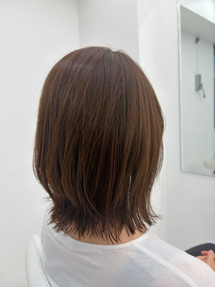 ミディアム カラー モデルさん募集中🐟 Ayumiのヘアスタイル