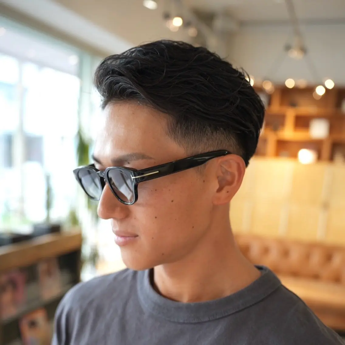 ショート パーマ メンズ カット パーマ メンズヘア/髪質改善 上野 聖斗🌱のヘアスタイル