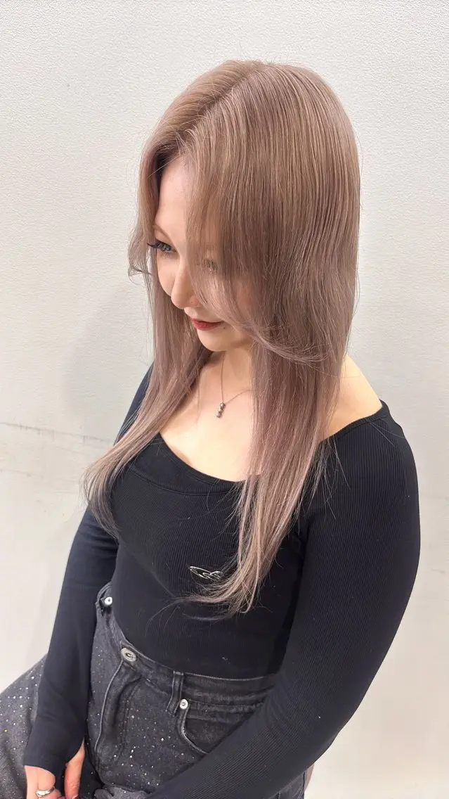 1bleach+color+treatment（全頭）の写真