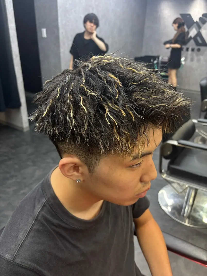 パーマ メンズ メンズパーマ カット パーマ 🔥メンズパーマ特化 高橋晴🔥のヘアスタイル