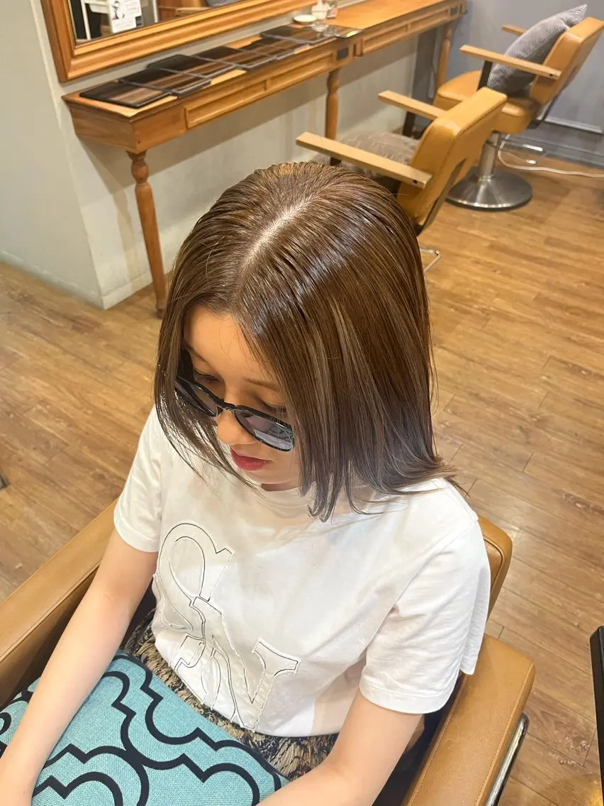 カラー ヘアカラー 🌿たかはし ゆいな 🌿のヘアスタイル