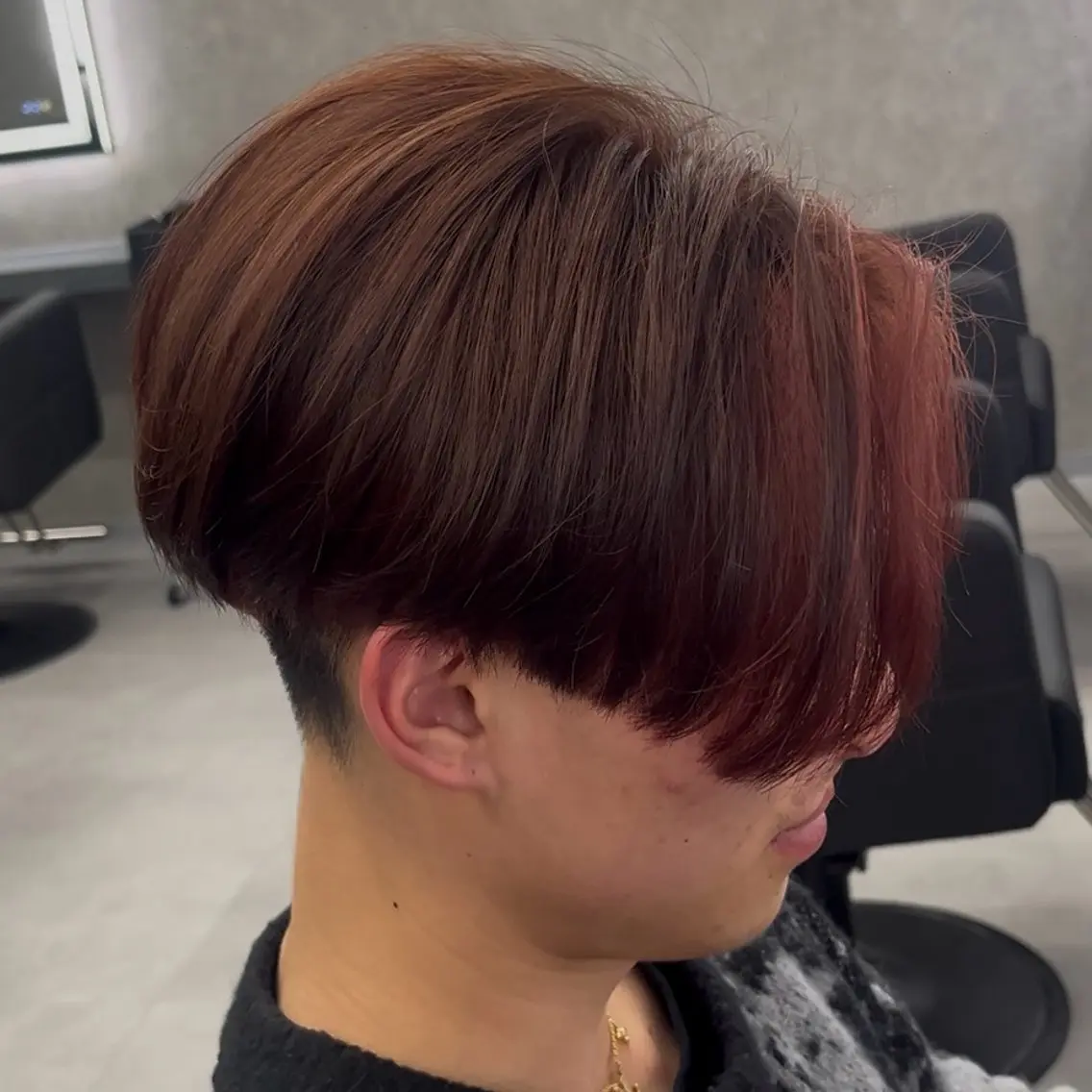 ショート カラー ヘアアレンジ メンズ ブラウンカラー ピンクカラー ピンクブラウン カット ヘアカラー ヘアセット 【札幌メンズ特化】 🔥RIKU🔥のヘアスタイル