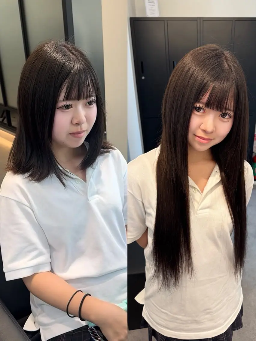 ロング カット エクステ 吉祥寺プルエクステ 🌟Hiraiのヘアスタイル