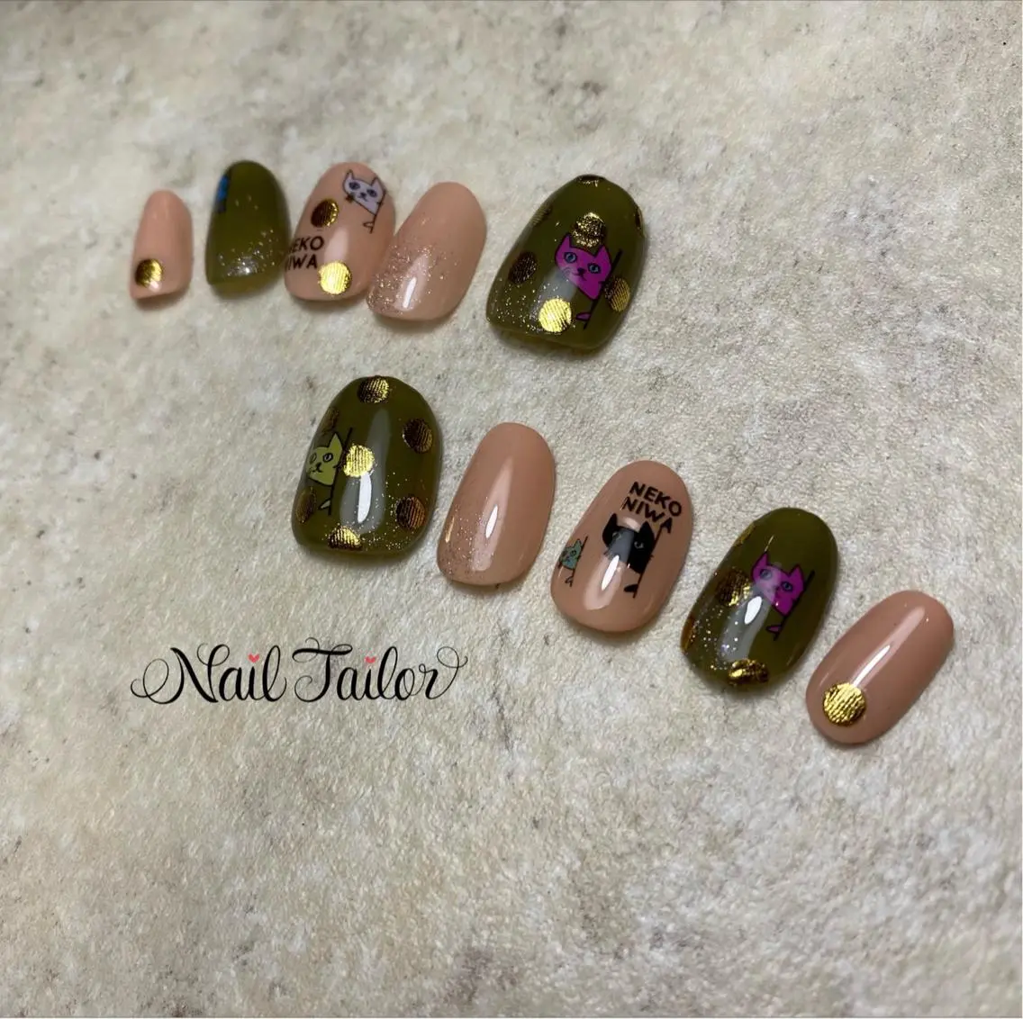 ネイル ネイルチップ ハンドネイル NailTailor ネイルテイラーのネイルデザイン