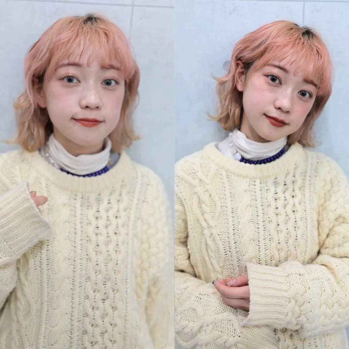 ショート カラー パーマ ショートボブ 透明感カラー ダブルカラー グラデーションカラー ハイトーンカラー ヘアカラー ❇️安達 優心❇️ レイヤー/艶髪特化のヘアスタイル