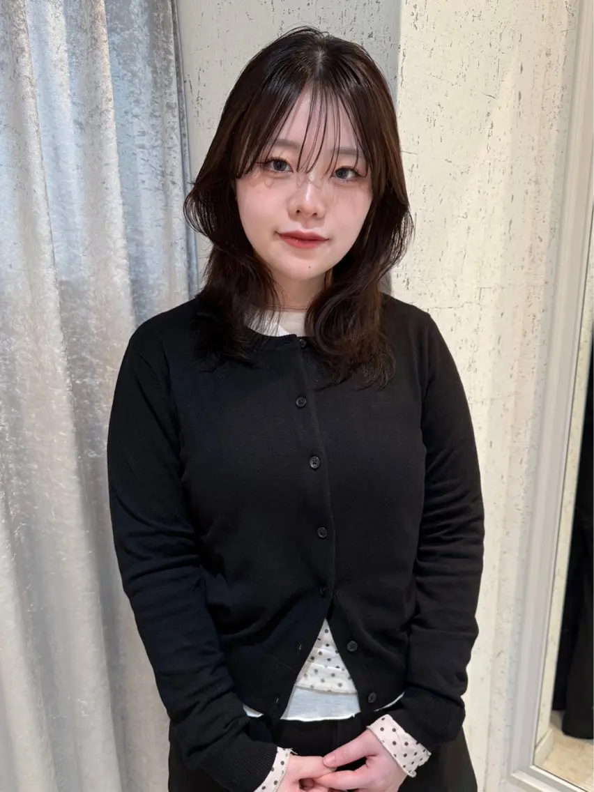 ミディアム カラー カット トリートメント mai / linoah˚✧のヘアスタイル