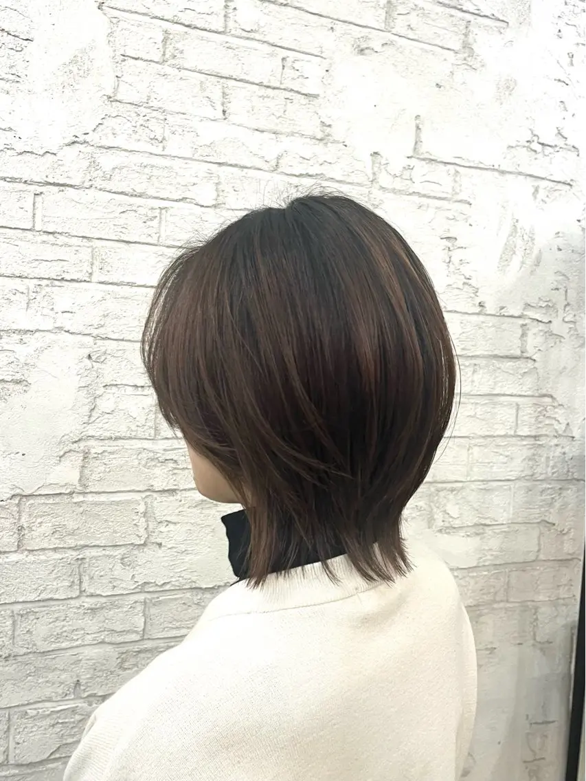 ショート 韓国レイヤー🦋 ブリーチtomokoのヘアスタイル