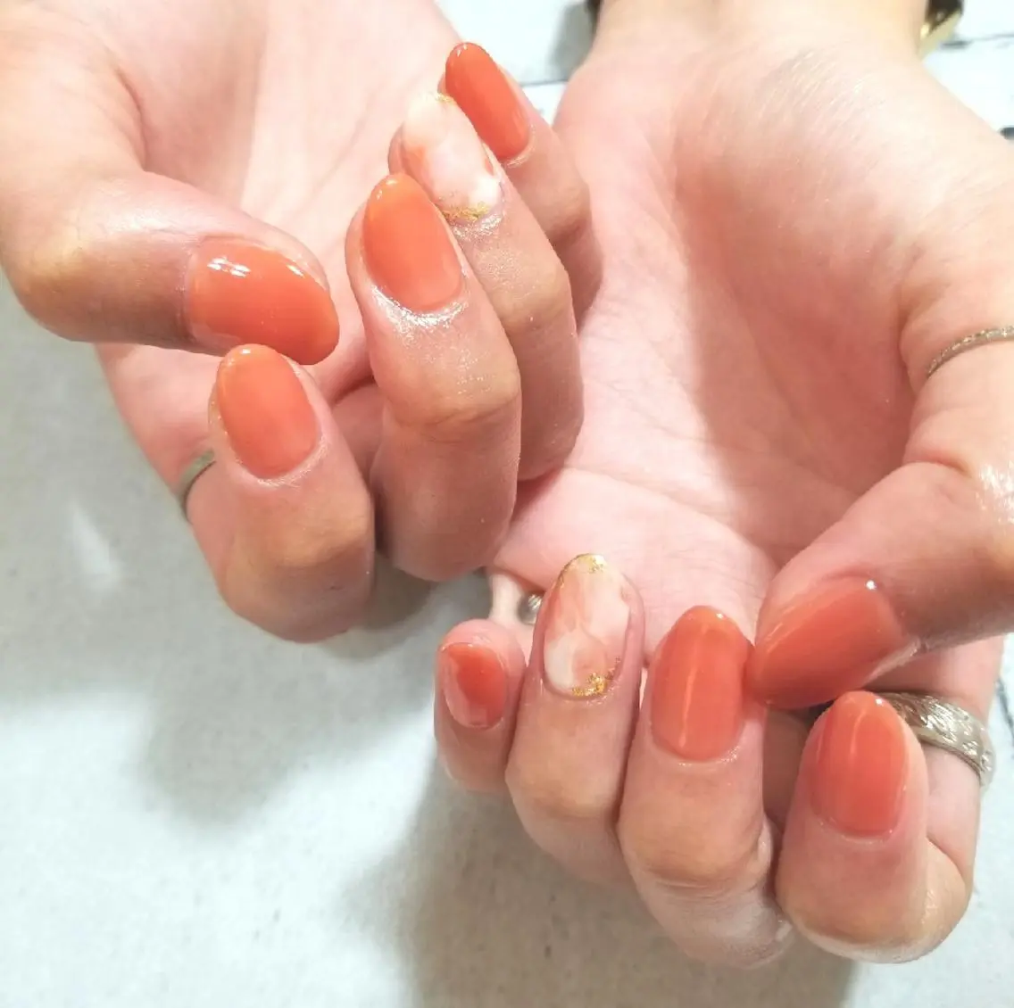 ネイル アートネイル ワンカラーネイル nijiiro🌈 サトウのネイルデザイン