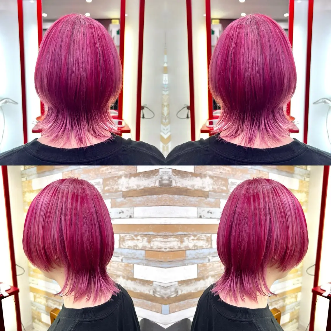 ショート カラー ヘアカラー トリートメント ✨️眉毛、派手髪、 ハイトーンShinの眉毛・アイブロウイメージ