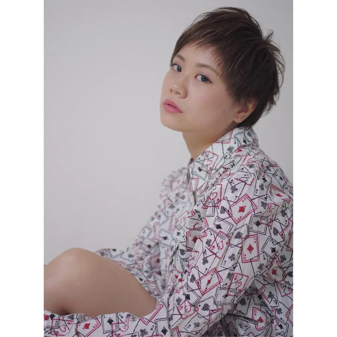 ショート ショートヘア 藤井 仁紀のヘアスタイル