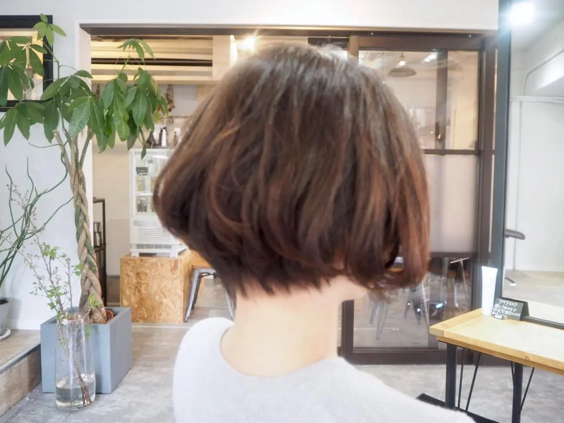 ショート 前下がりボブ ボブ カット 高橋 悠介のヘアスタイル