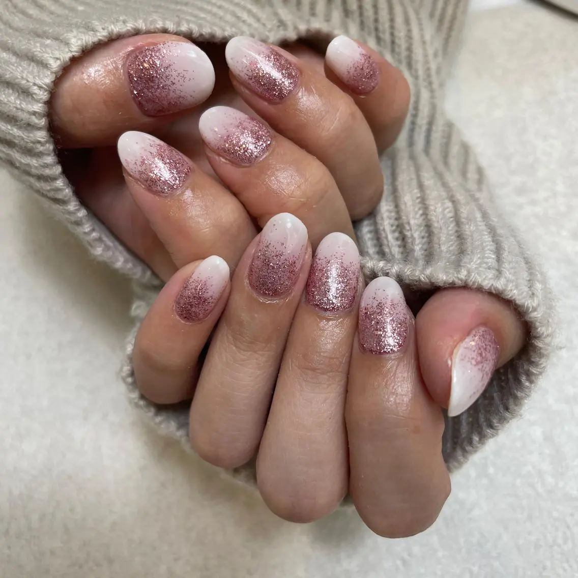 ネイル ラメ(グリッター) ラメグラデーション mignon by CHERIM A.tのマツエク・マツパデザイン