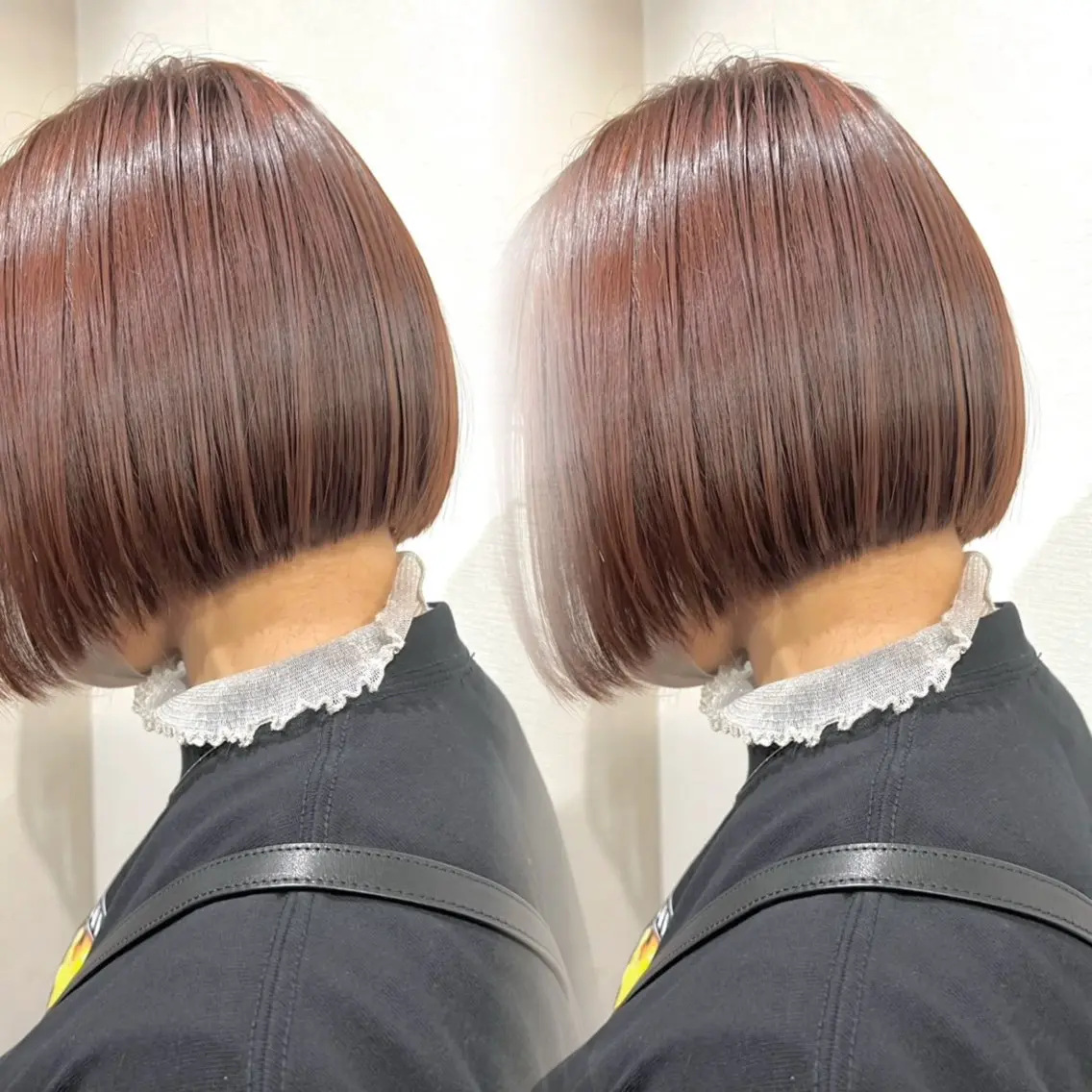 ショート 透明感カラー☁️ボブ 🫧アンナのヘアスタイル