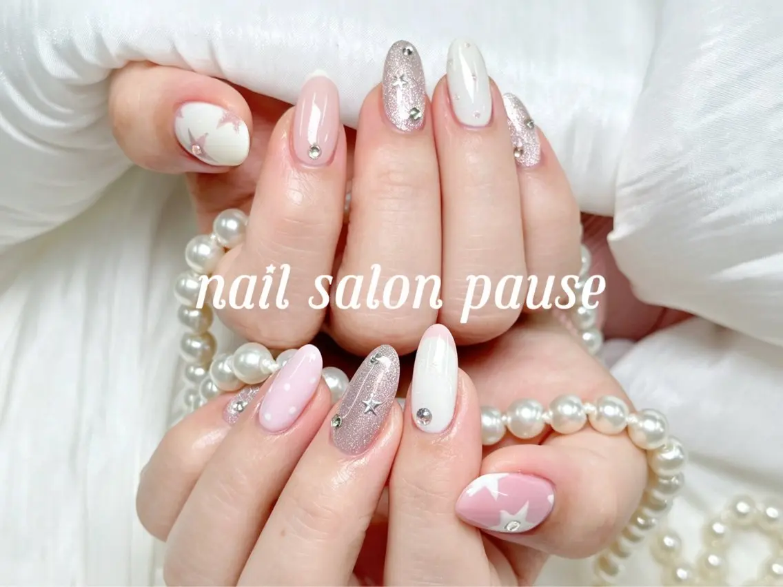 ネイル ハンドネイル ハンドケア nail salon pause✨のネイルデザイン
