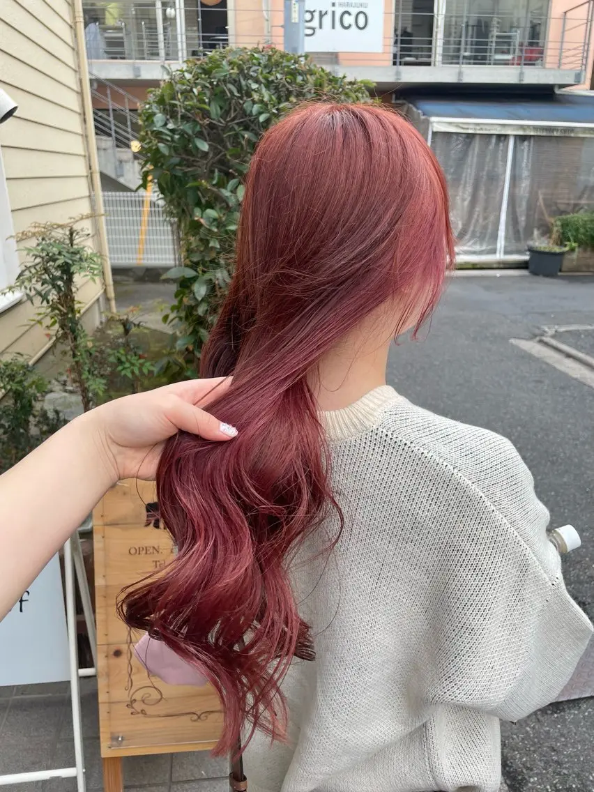 ロング カット ヘアカラー トリートメント 🎀 原宿/ブリーチ 🎀 ♡Reina♡のヘアスタイル