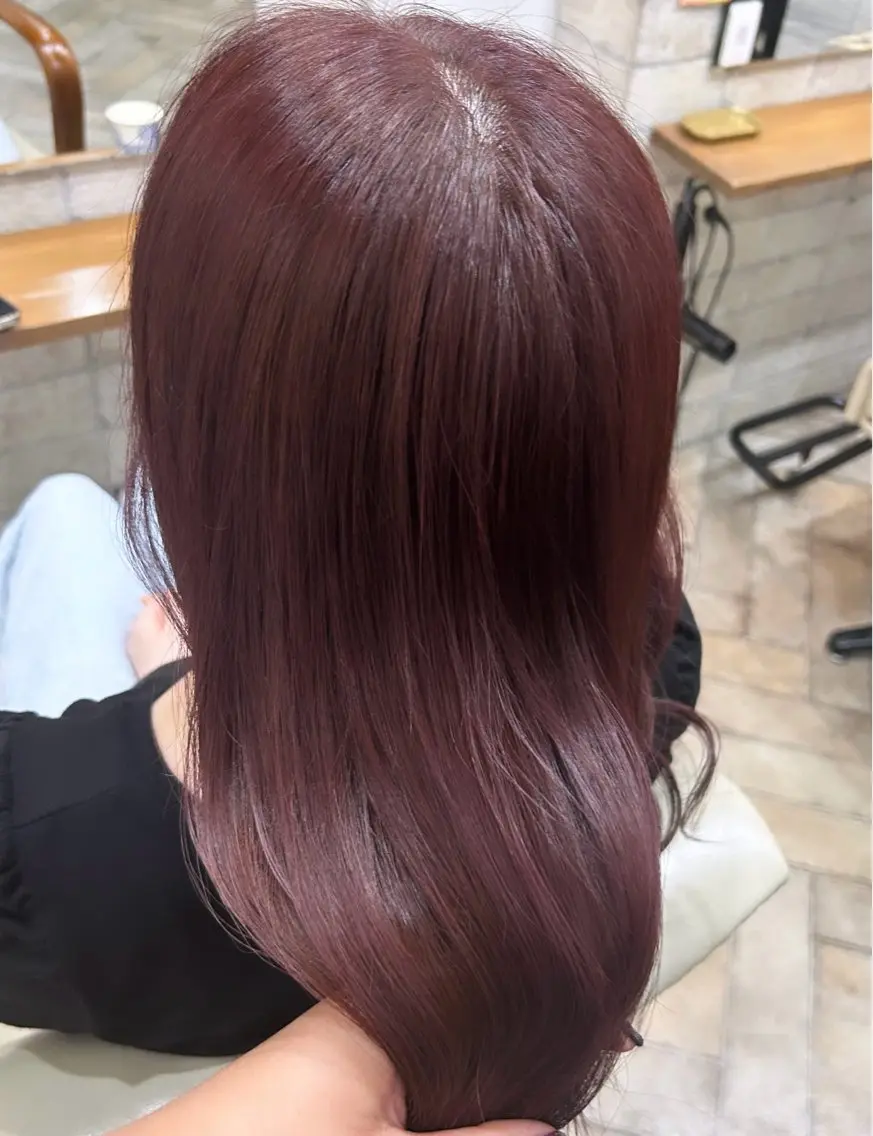 カラー ブリーチ ブリーチなしカラー 中津 /kipi アカネのヘアスタイル