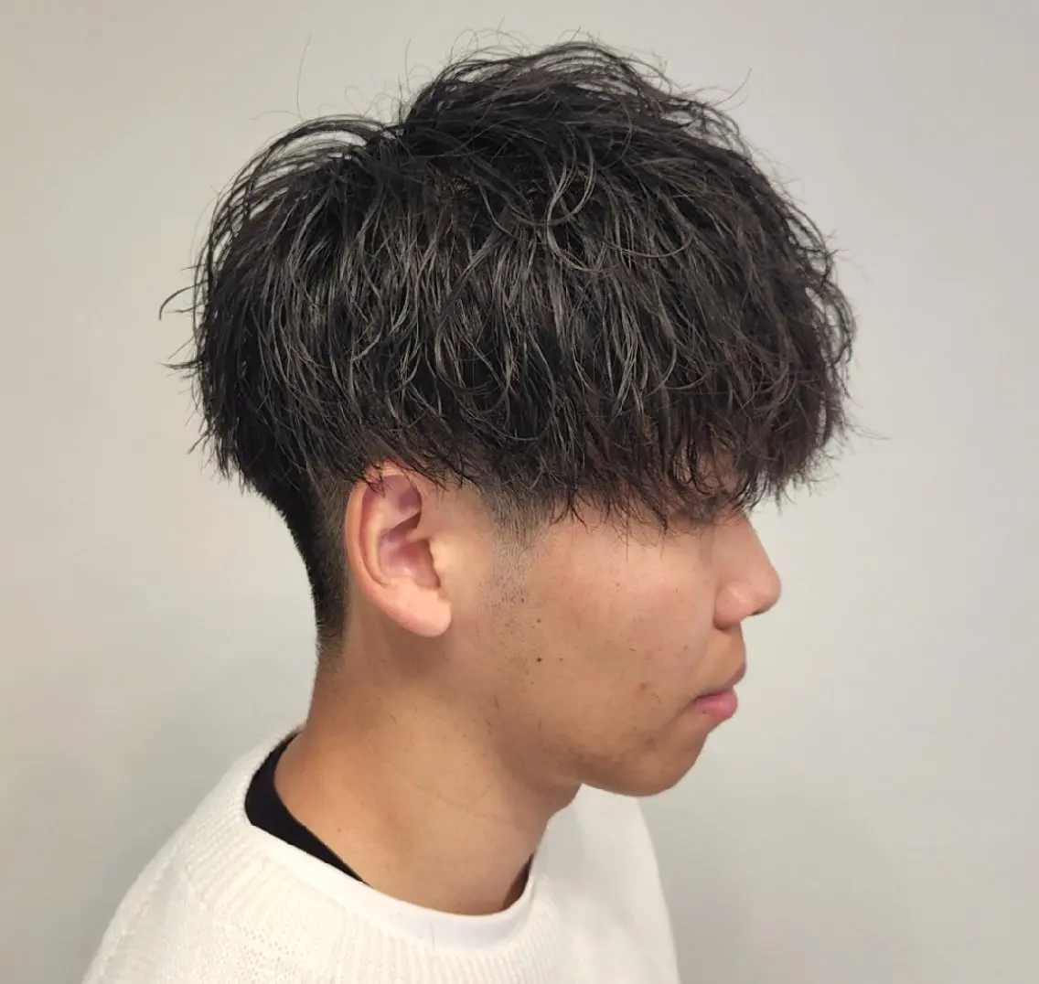 ショート パーマ メンズ 【イケメン風パーマ】 SHOFYのヘアスタイル