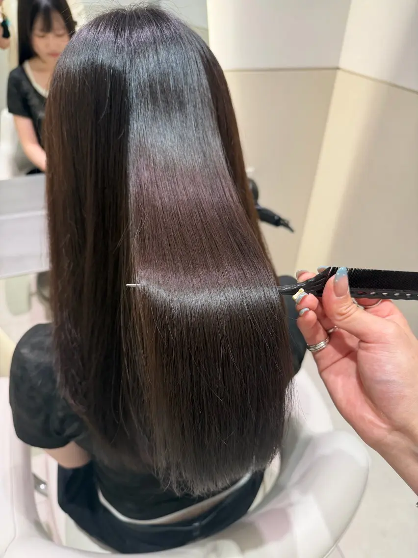 ロング カット トリートメント 🎀京都暖色/ 艶髪縮毛/funaのヘアスタイル