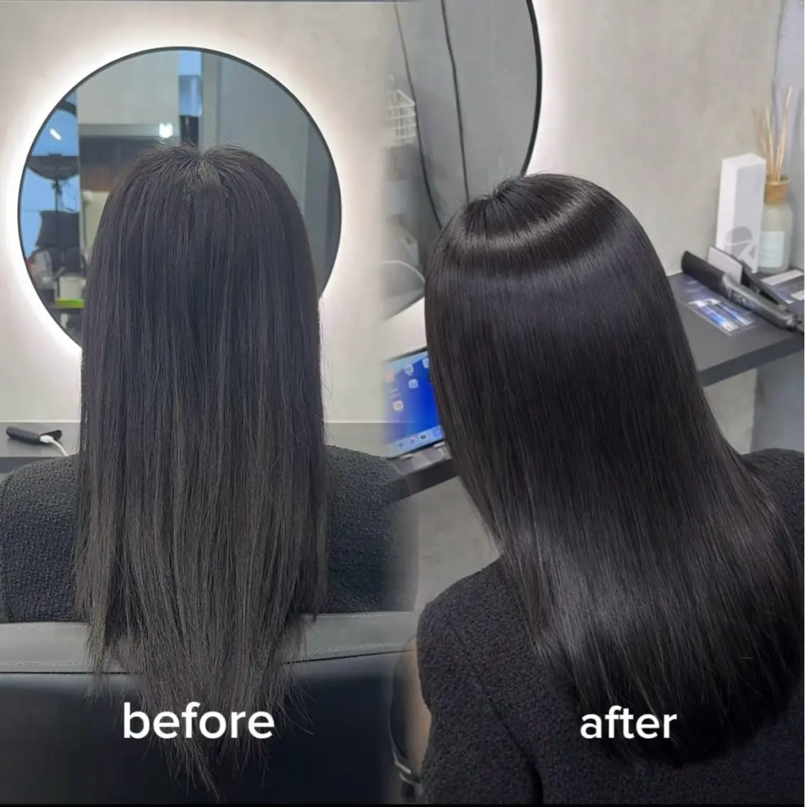 ロング カラー ヘアアレンジ カット 縮毛矯正 トリートメント 新宿 /髪質改善/ レイヤー/ヒュウガのヘアスタイル