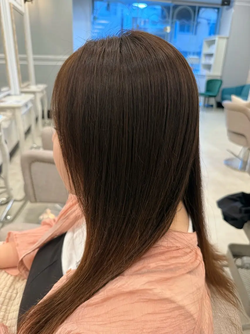 カット+縮毛矯正の写真