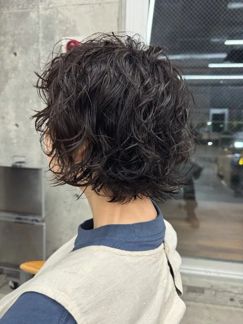 ショート パーマ 前田ジュン /ショート/似合わせのヘアスタイル