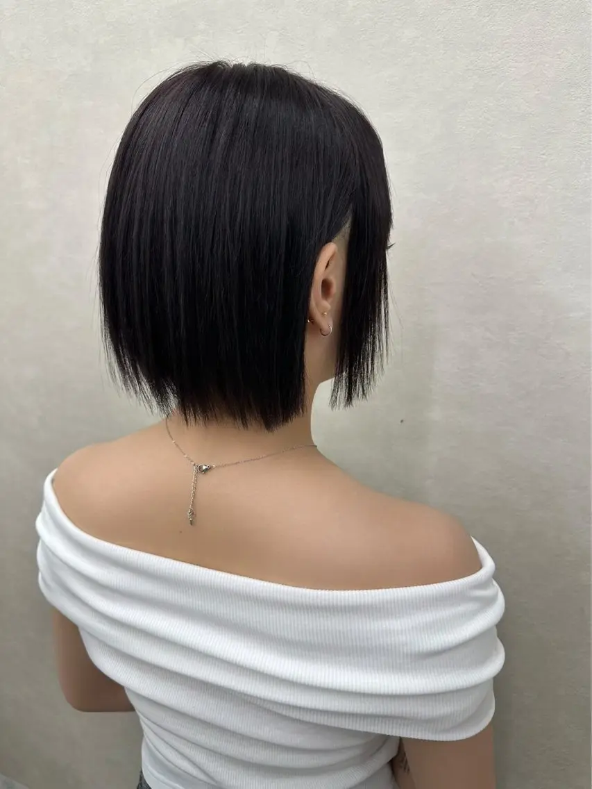 カラー 黒髪 ナチュラルブラック LUNEA 🌙ひなののヘアスタイル
