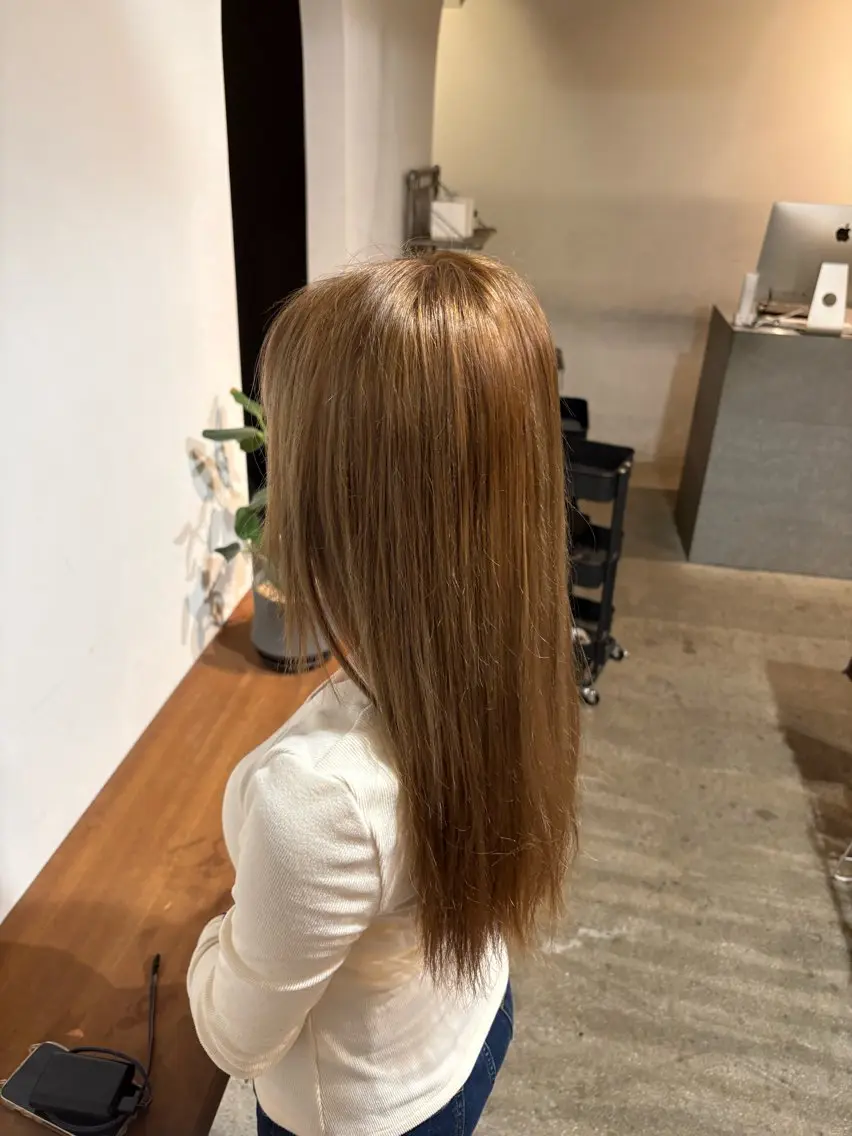 ロング 名田 凌佑のヘアスタイル