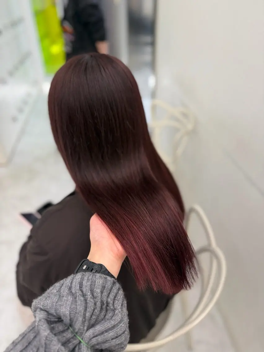 カラー カット ヘアカラー トリートメント 透明感ベージュ🎀 Anju/渋谷🎀のヘアスタイル