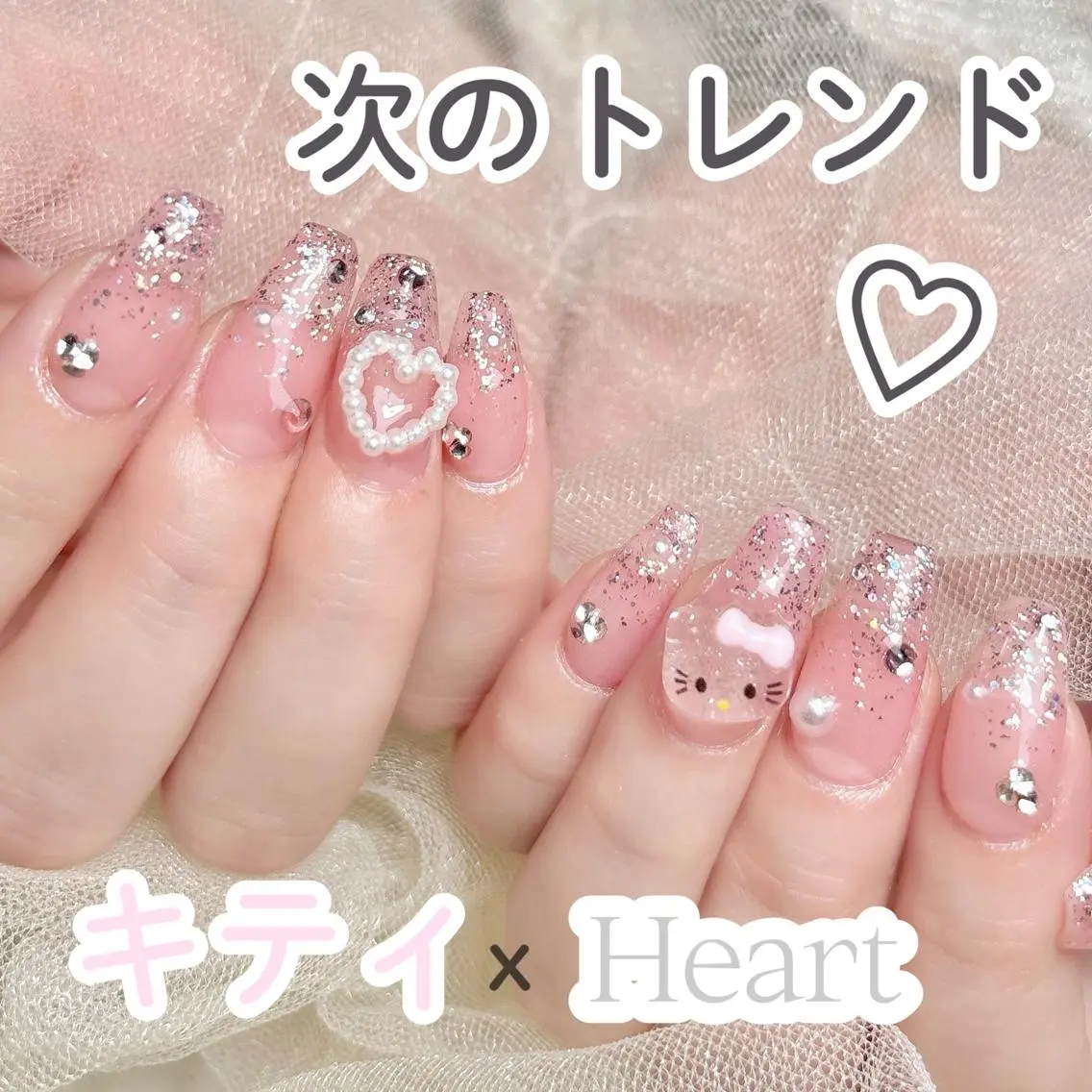 ネイル 長さ出し ワンホンネイル ハンドネイル ハンドケア 🌙LUNA 🌙のネイルデザイン