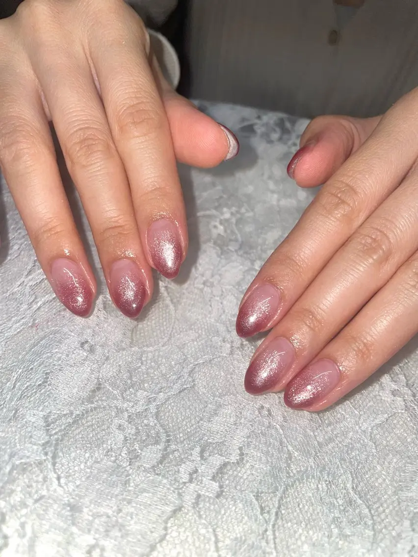 ネイル ジェルネイル マグネットネイル ハンドネイル Nail ヌシん家 AKANEのネイルデザイン