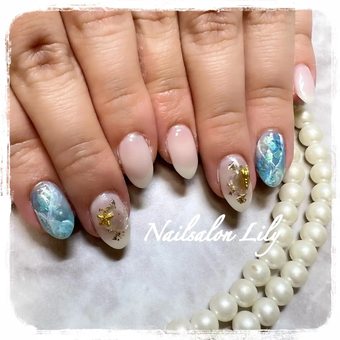 ネイル ハンドネイル Lily*nail 🌻Mii🌻のネイルデザイン