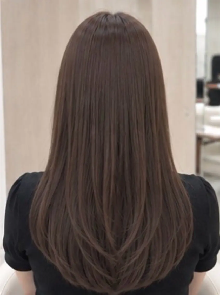 ロング カラー FORCE 青木明日翔のヘアスタイル