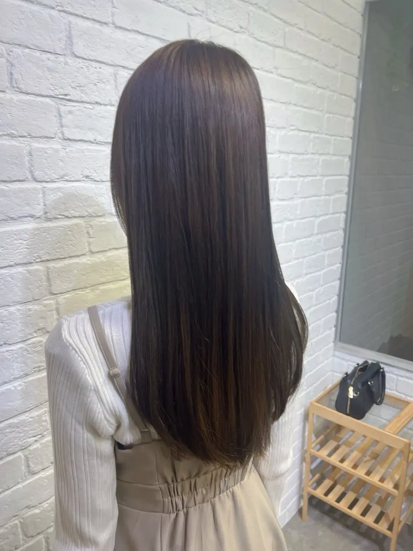 ロング カラー sena 𝜗𝜚のヘアスタイル