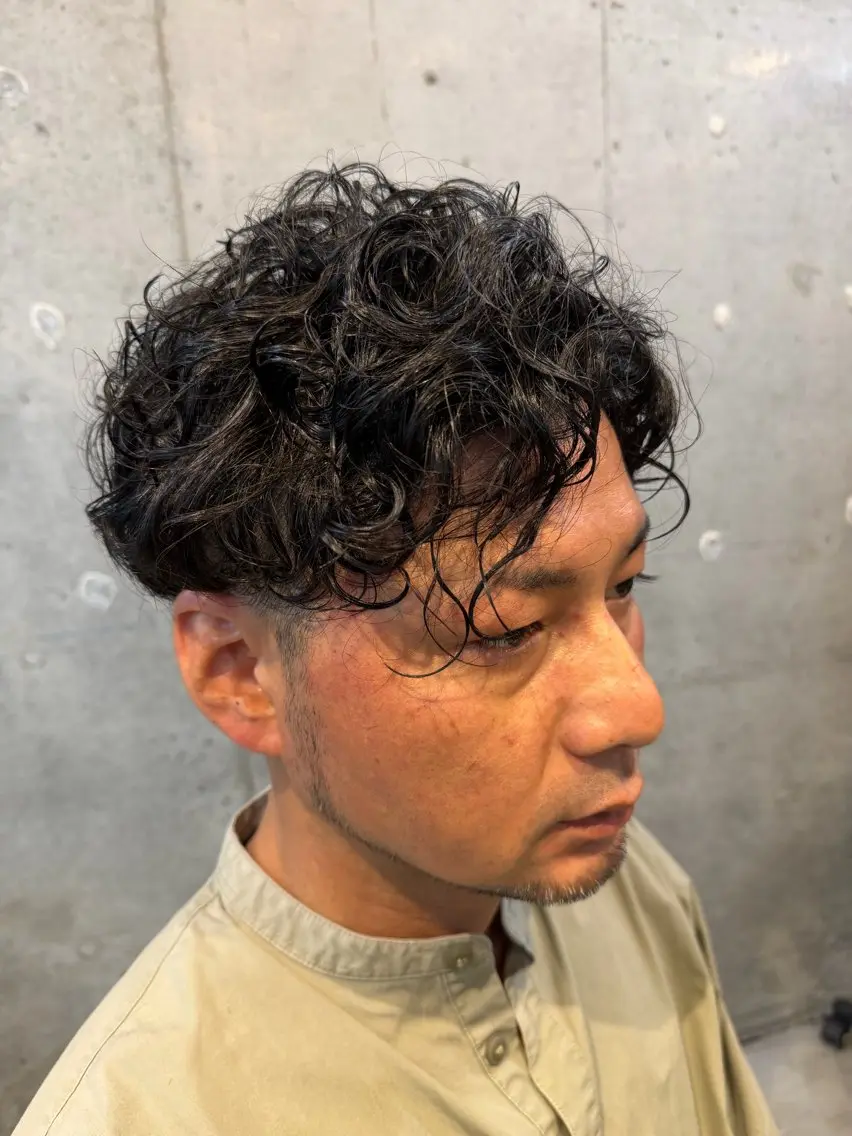 ショート パーマ ヘアアレンジ メンズ メンズパーマ カット パーマ 🍀Ryosuke 🍀のヘアスタイル