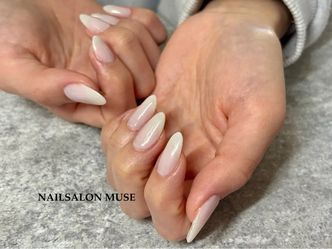 ネイル ジェルネイル キラキラネイル ラメ(グリッター) マグネットネイル ワンカラーネイル ハンドネイル Nail Salon MUSE    Aiのネイルデザイン