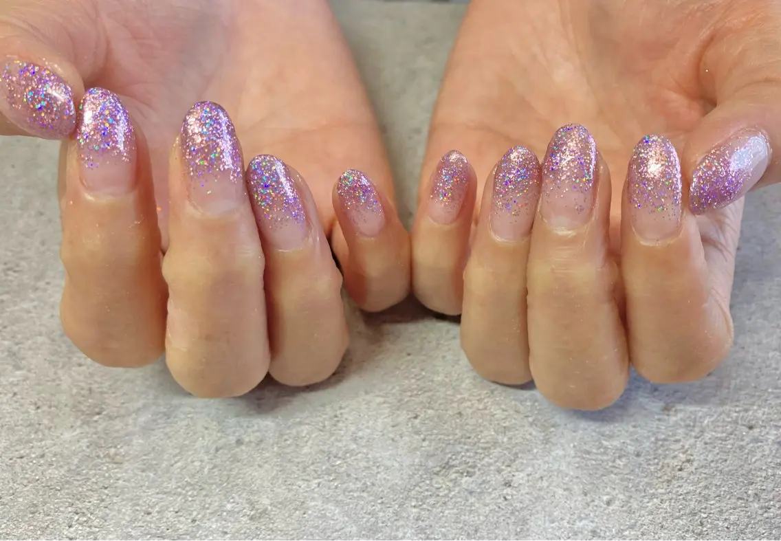 ネイル ラメ(グリッター) ラメグラデーション ワンカラーネイル COCO Nail　光が丘駅近のネイルデザイン