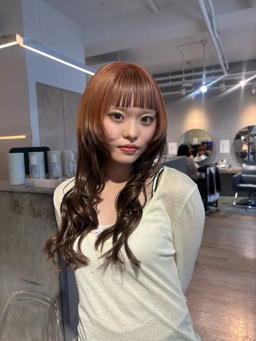 カラー ヘアカラー トリートメント 🩵西川芽依/ ブリーチカラー🩵のヘアスタイル