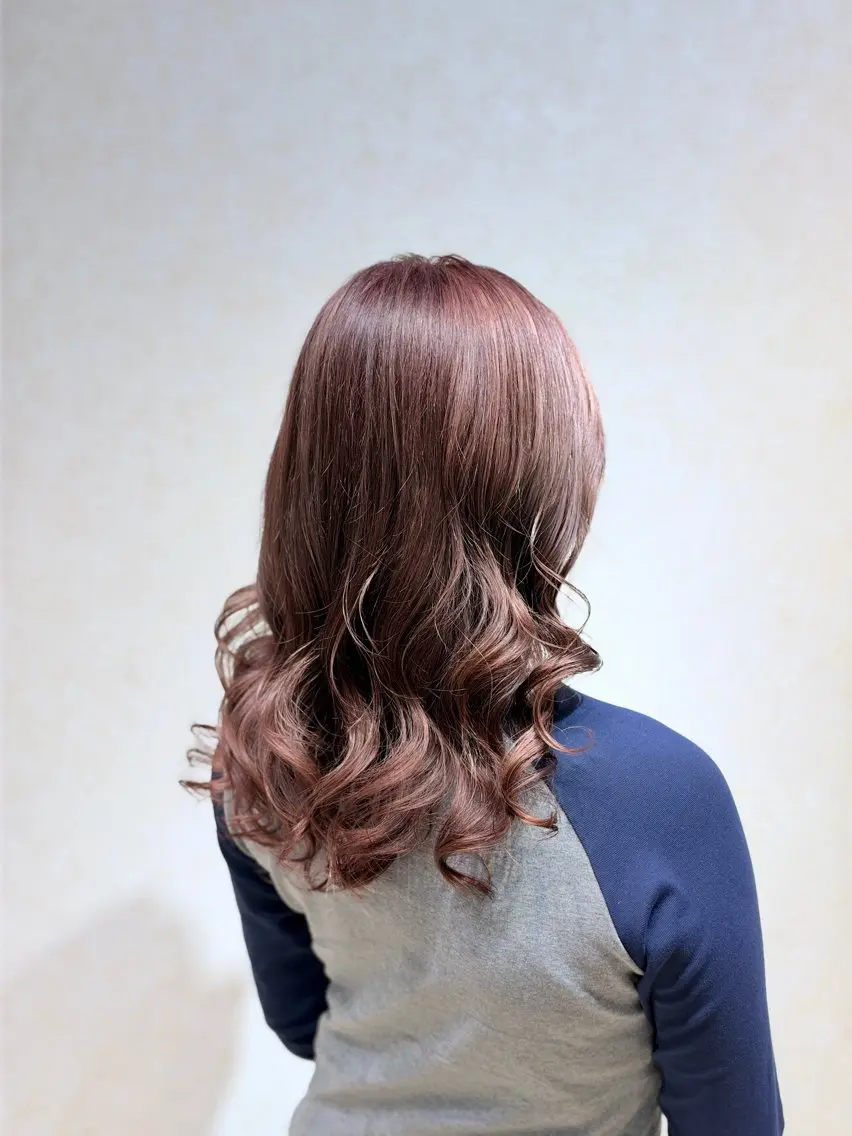 カラー ブラウンカラー レッドカラー カット ヘアカラー ✨韓国風ブリーチ✨ 髪質改善✨ミヤタのヘアスタイル