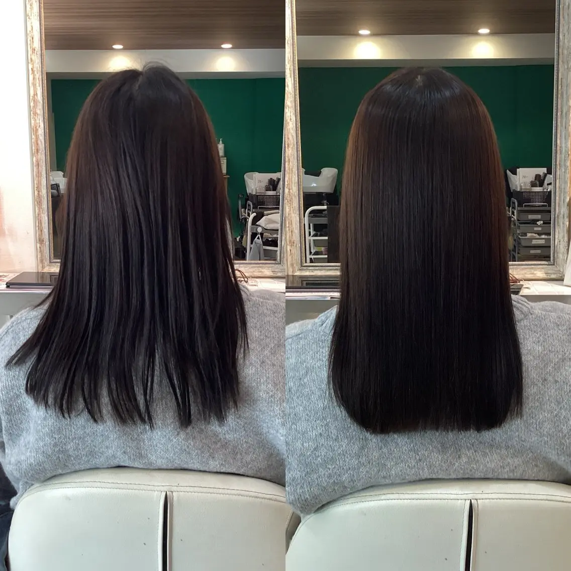 ロング 髪質改善 似合わせカット カット 縮毛矯正 hair bonitaのヘアスタイル