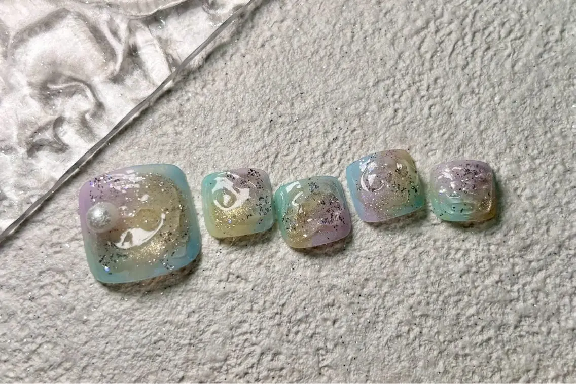ネイル フットネイル nail salon quartettoのネイルデザイン