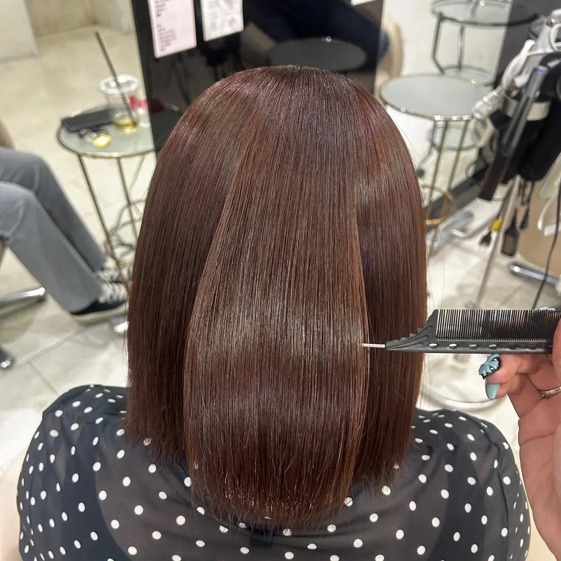 カラー カラーモデル募集🍒 ブリーチなしWカラーのヘアスタイル