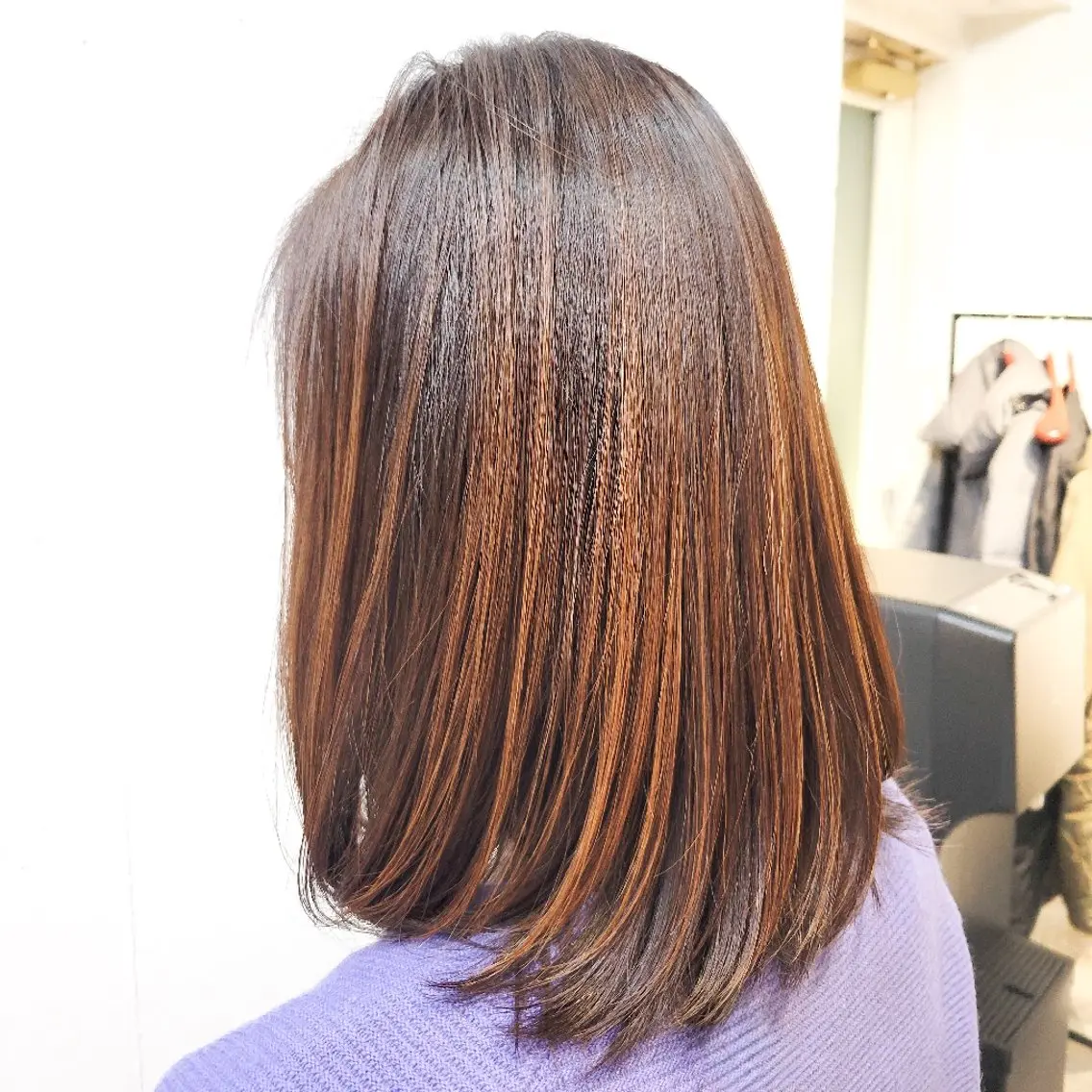 セミロング 髪質改善 ✨️Puente ' ✨️會田 誠 ✨️のヘアスタイル