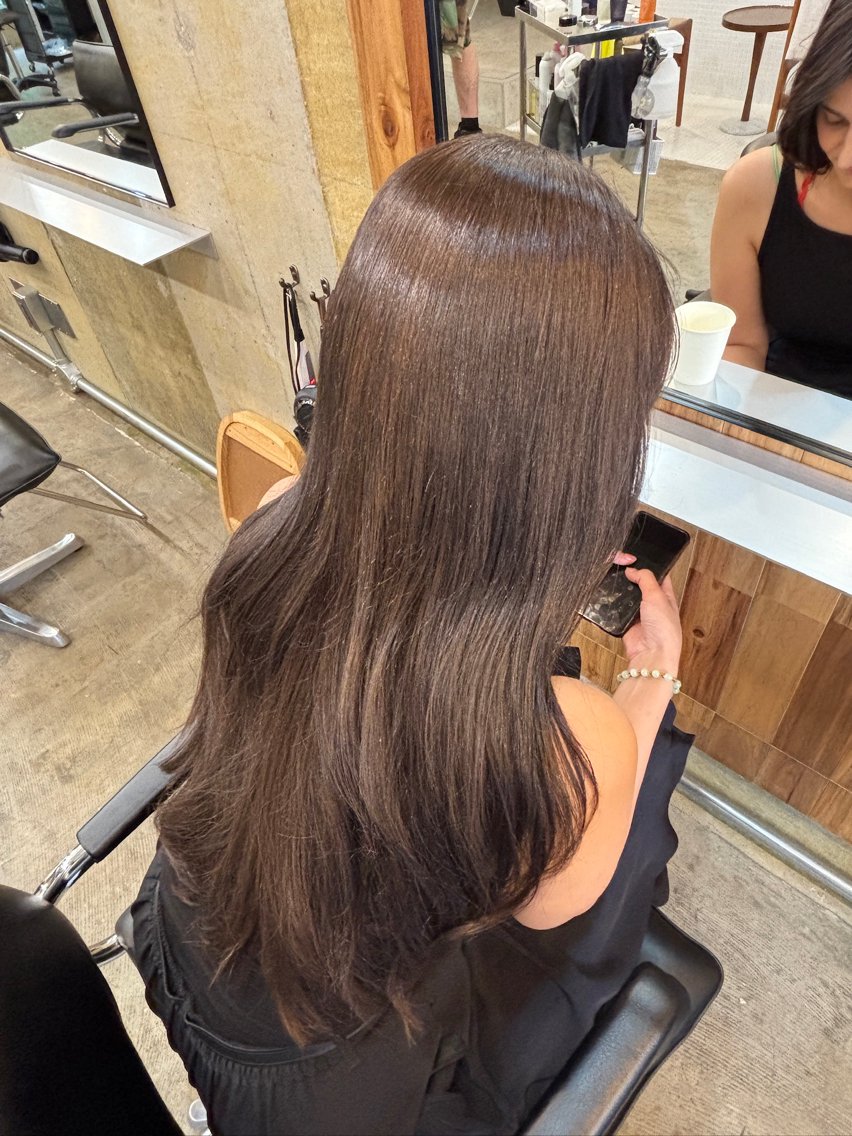 ロング カラー 石井 太陽のヘアスタイル
