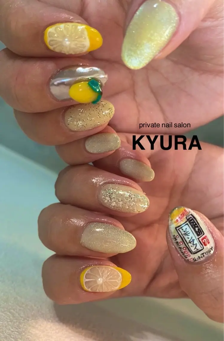 ネイル ハンドネイル 大東市ネイルサロン 【KYURA】きゅらのネイルデザイン