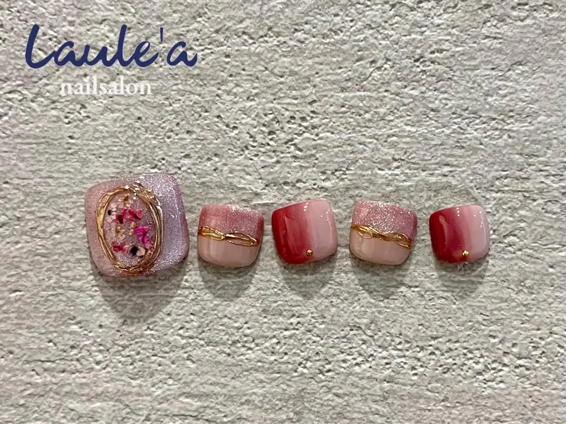 ネイル フットネイル Laule’a 昭島店のネイルデザイン