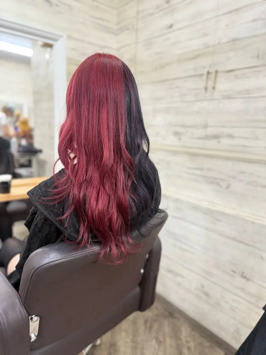 セミロング ヘアカラー 北沢 隆のヘアスタイル