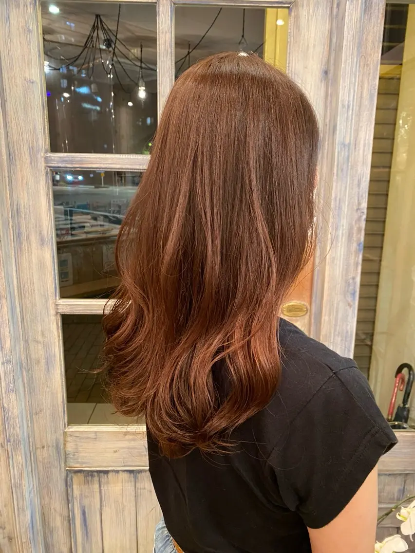 ロング パーマ デジタルパーマ Kasuga Sayuriのヘアスタイル