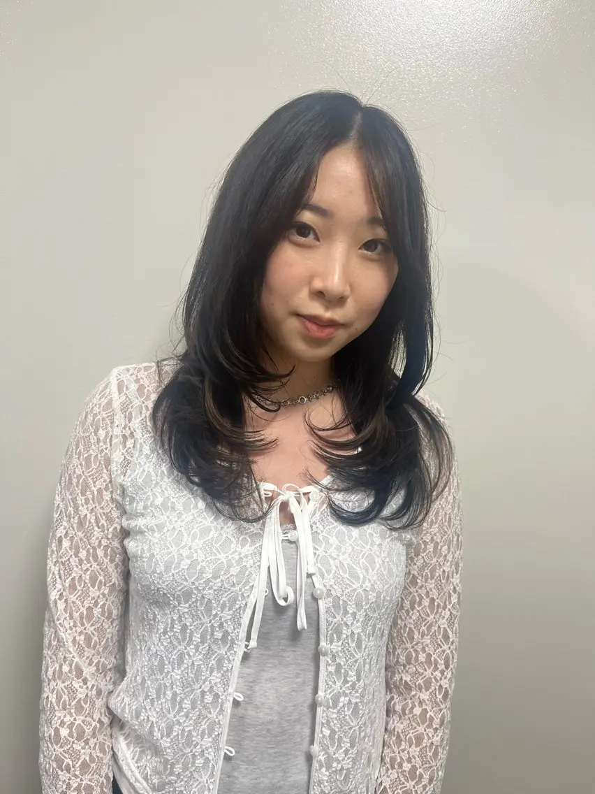 セミロング ヘアアレンジ カット afrodite 〈京橋〉Riyuのヘアスタイル