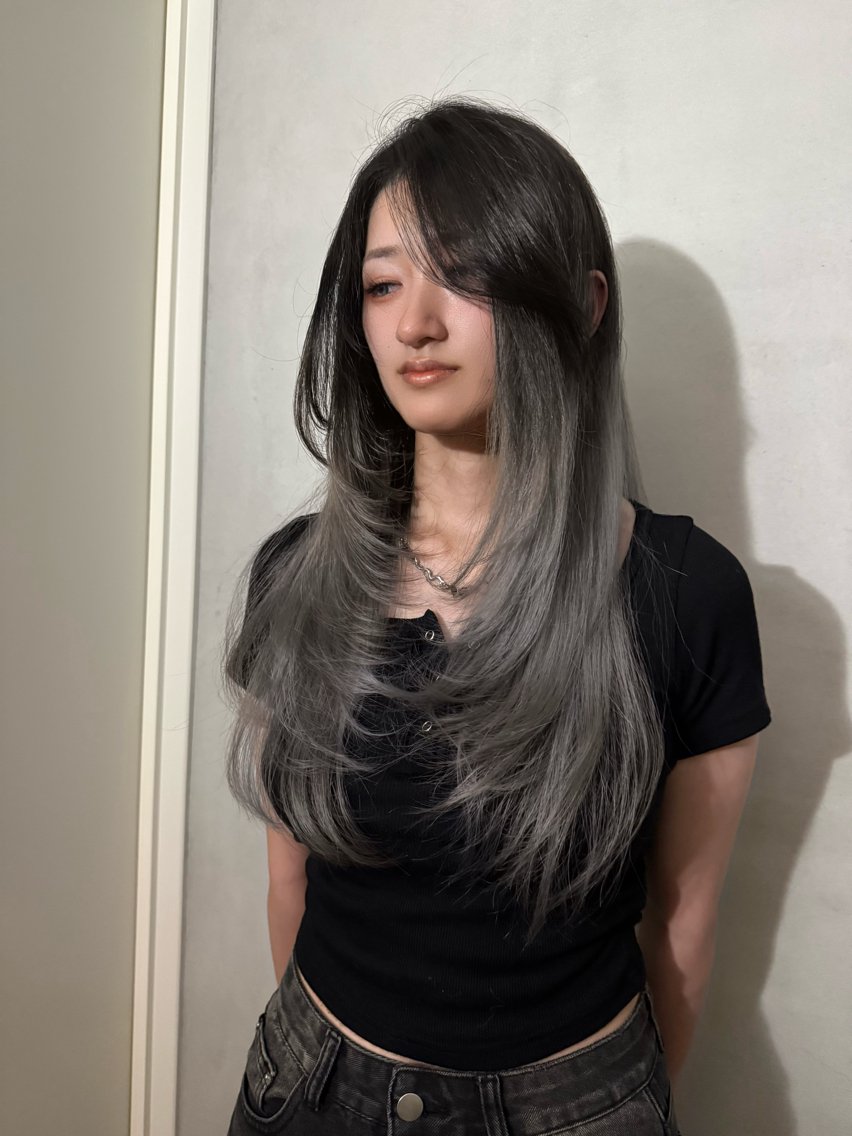 ロング カラー カット ヘアカラー ハイトーン特化 /縮毛矯正/あかりのヘアスタイル
