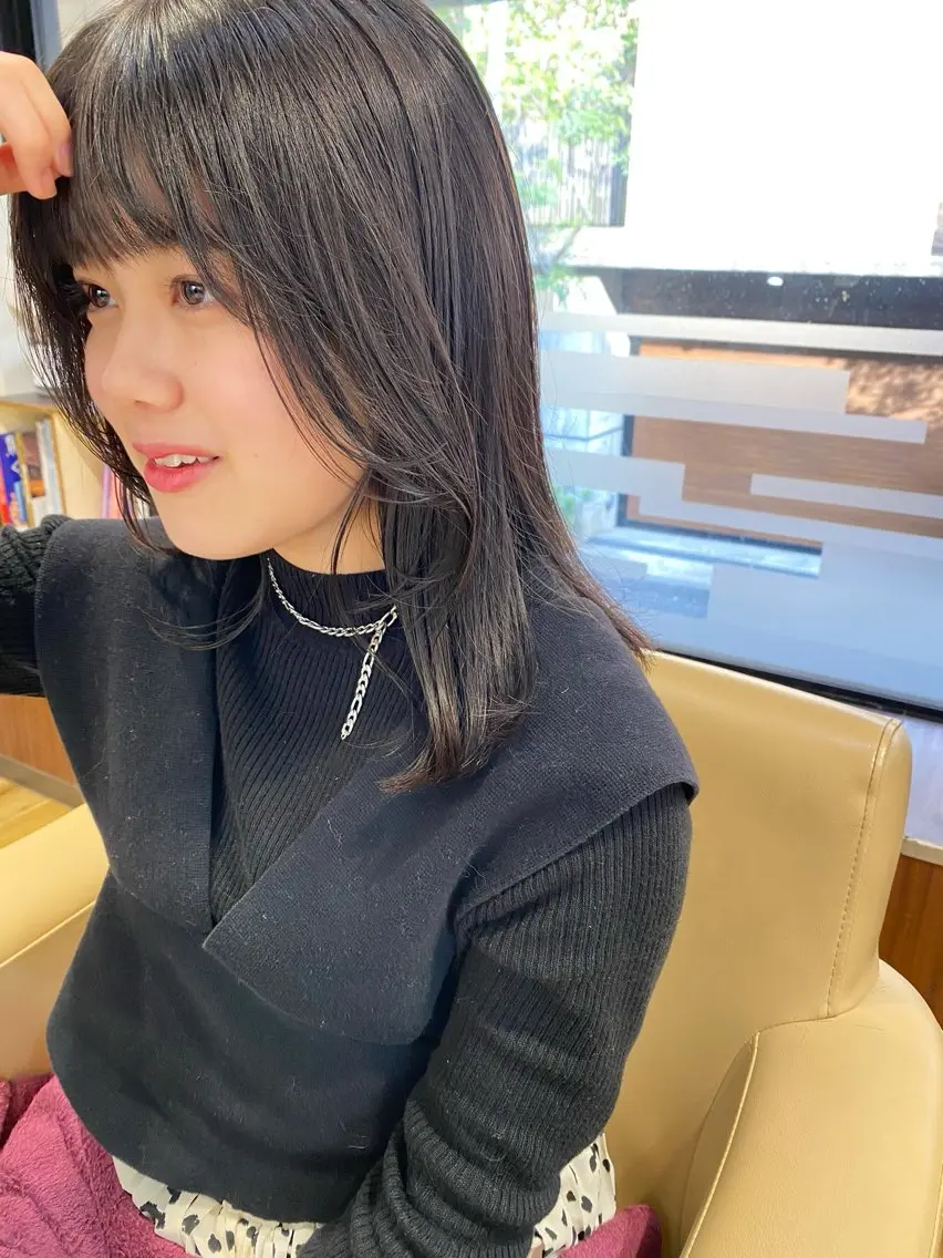 セミロング レイヤーカット ☘️ボブ、レイヤー お任せを♪☘️宇梶のヘアスタイル
